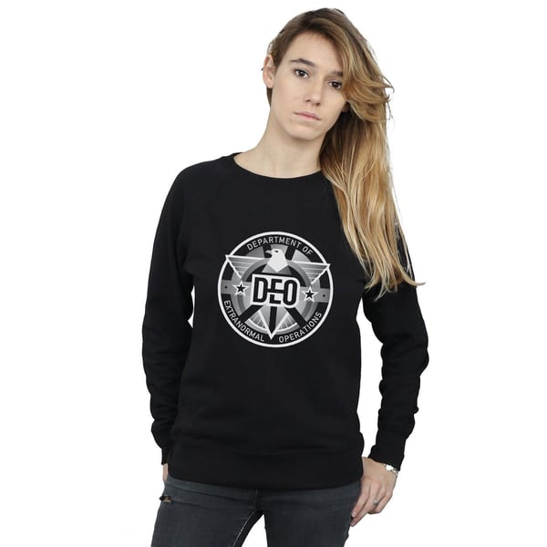 DC Comics Womens/Ladies Supergirl TV Series Deo Crest Sweatshirt
