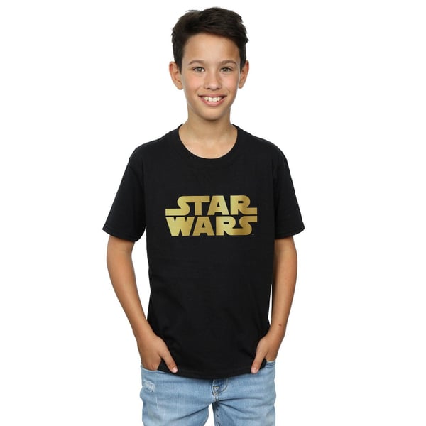 Star Wars Boys Gold Logo T-Shirt