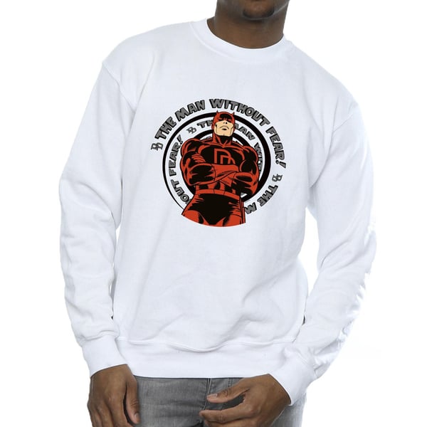 Marvel Mens Comics Daredevil Spiral Sweatshirt