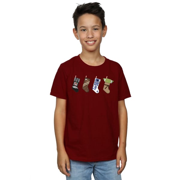 Star Wars Boys Christmas Stockings T-Shirt