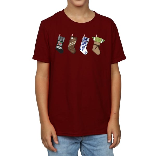 Star Wars Boys Christmas Stockings T-Shirt