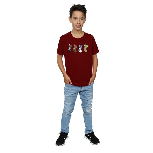 Star Wars Boys Christmas Stockings T-Shirt
