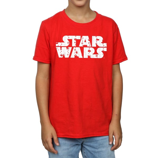 Star Wars Boys Christmas Logo T-Shirt
