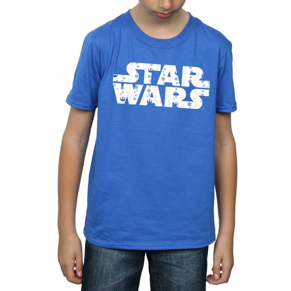 Star Wars Boys Christmas Logo T-Shirt
