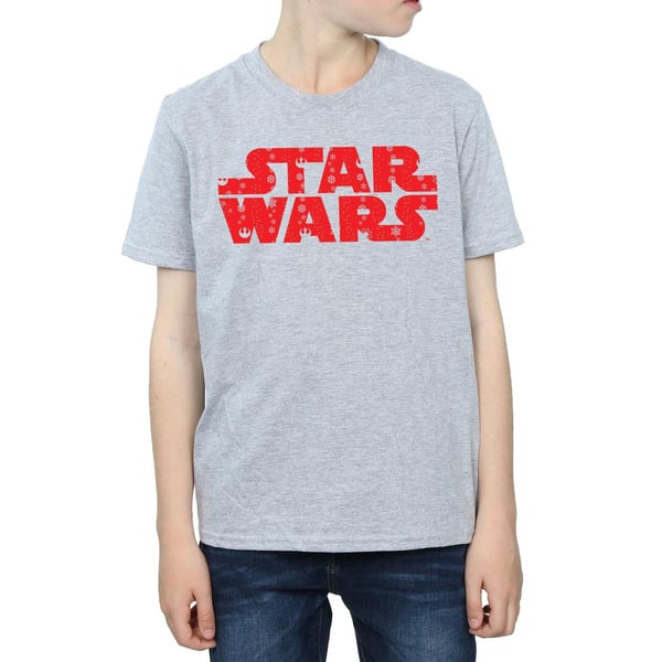 Star Wars Boys Christmas Logo T-Shirt