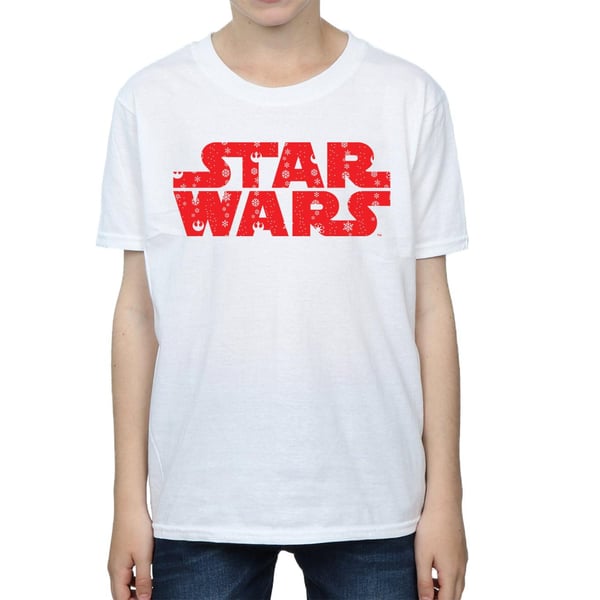 Star Wars Boys Christmas Logo T-Shirt