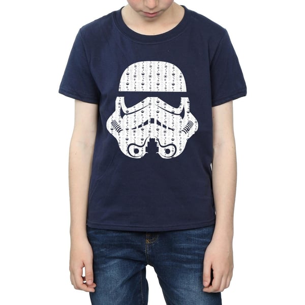 Star Wars Boys Christmas Stormtrooper Helmet T-Shirt