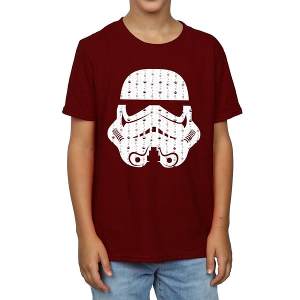 Star Wars Boys Christmas Stormtrooper Helmet T-Shirt
