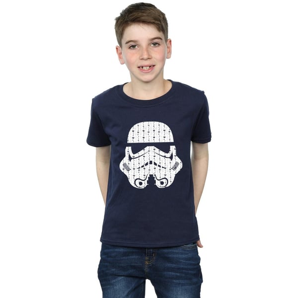 Star Wars Boys Christmas Stormtrooper Helmet T-Shirt