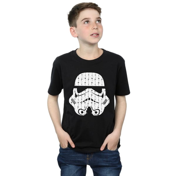 Star Wars Boys Christmas Stormtrooper Helmet T-Shirt