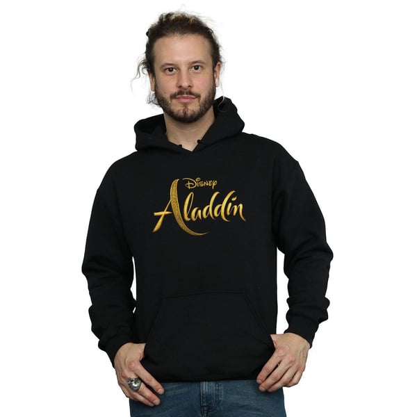 Disney Mens Aladdin Movie Logo Hoodie