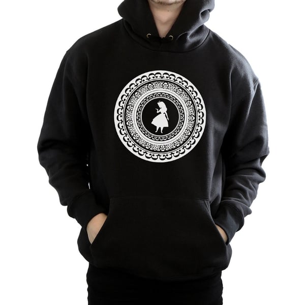 Disney Mens Alice In Wonderland Circle Hoodie