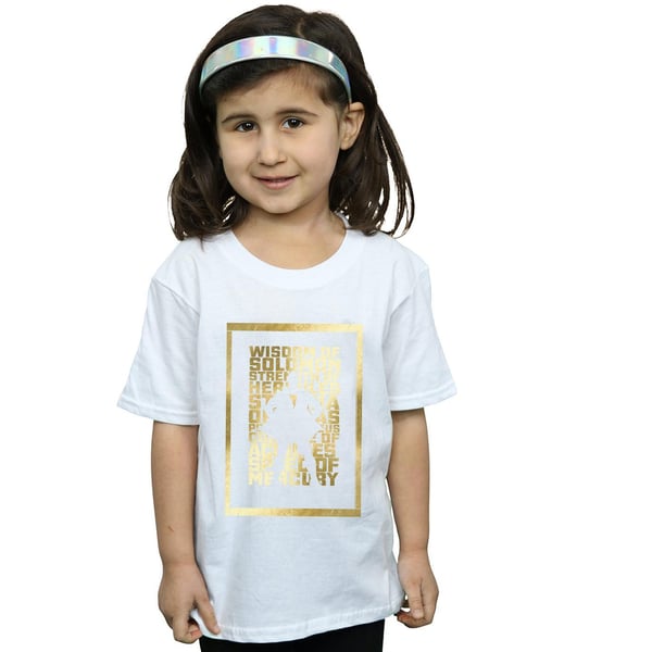 DC Comics Girls Shazam Gold Text Cotton T-Shirt