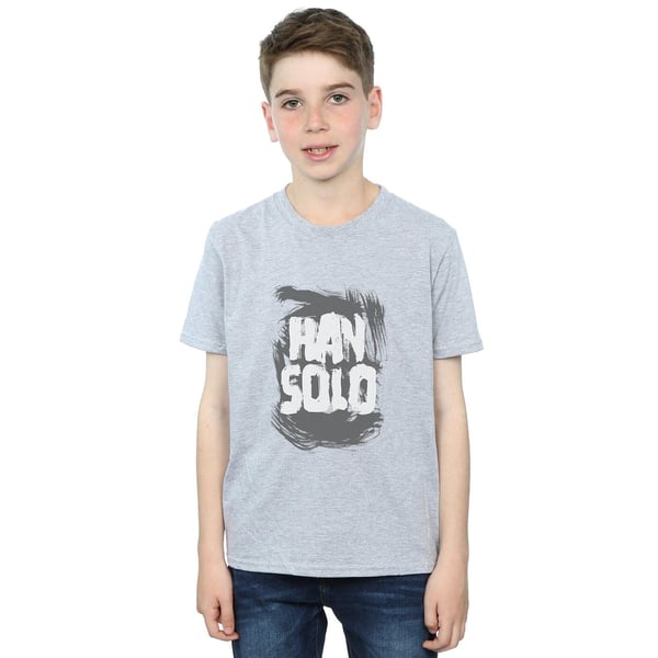 Star Wars Boys Han Solo Text T-Shirt