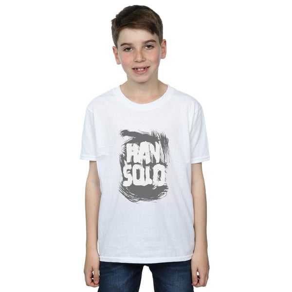 Star Wars Boys Han Solo Text T-Shirt