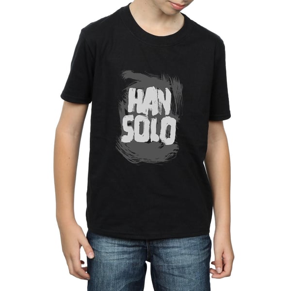 Star Wars Boys Han Solo Text T-Shirt