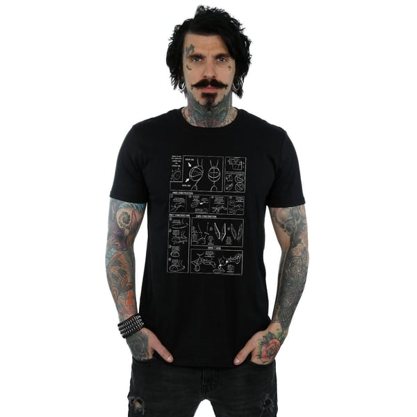 Looney Tunes Mens Bugs Bunny Construction T-Shirt