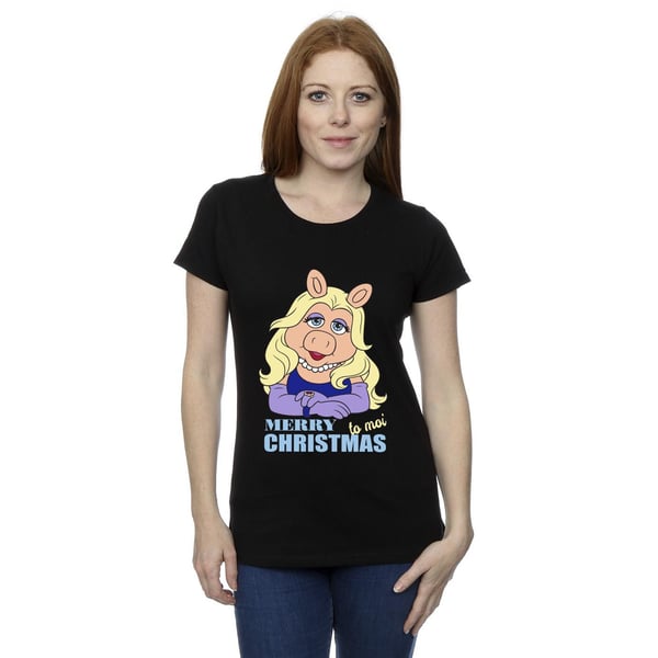 Disney Womens/Ladies Muppets Miss Piggy Queen of Holidays Cotton T-Shirt