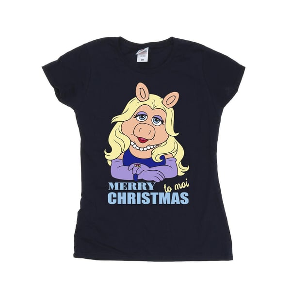 Disney naisten/naisten Muppets Miss Piggy Queen of Holidays -puuvillapaita