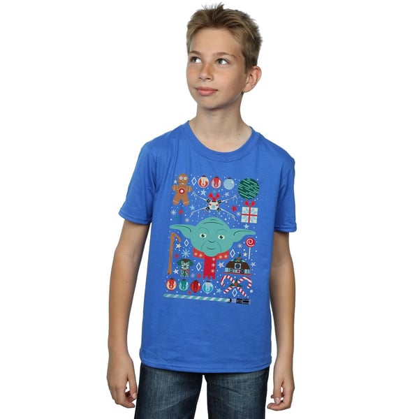 Star Wars Boys Yoda Christmas T-Shirt