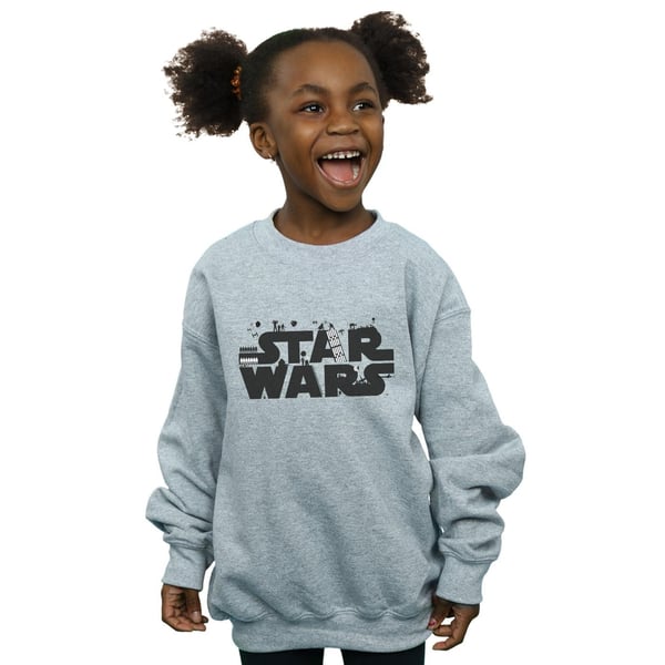 Star Wars tyttöjen minimalistinen logopaita