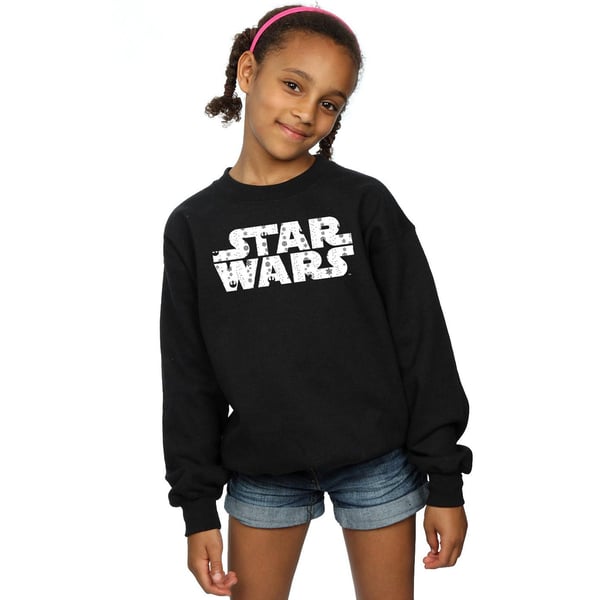 Star Wars Flickor Jul Logotyp Tröja