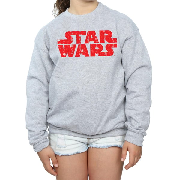 Star Wars Flickor Jul Logotyp Tröja