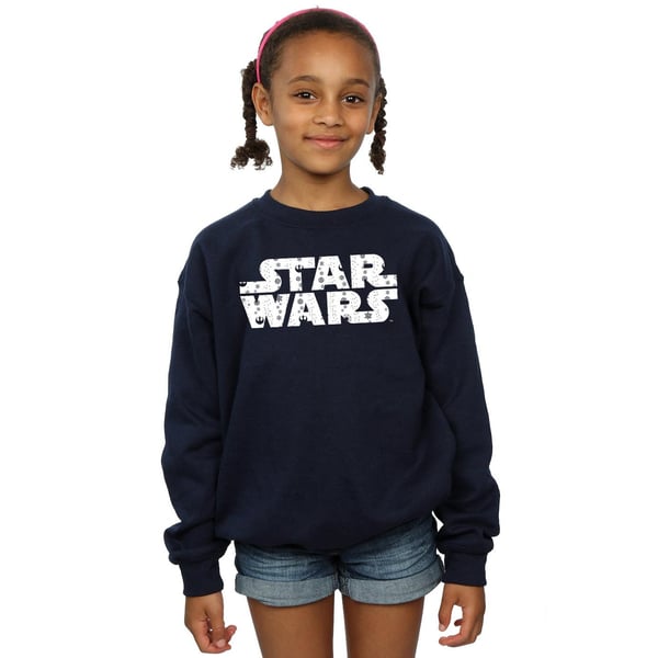 Star Wars Flickor Jul Logotyp Tröja