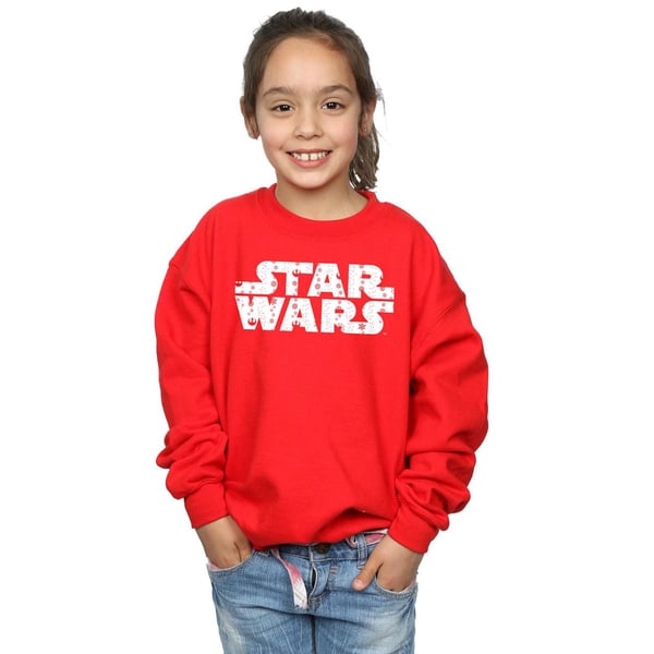 Star Wars tyttöjen joululogo-collegepaita