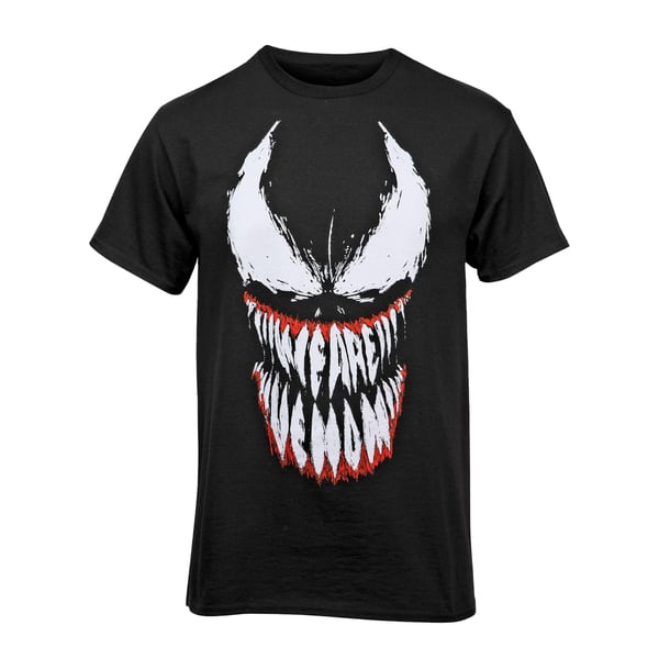 Marvel Girls Spider Man Venom Teeth Face puuvillainen T-paita