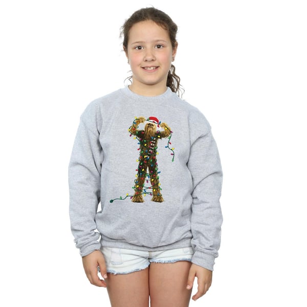 Star Wars Girls Chewbacca Christmas Lights Sweatshirt