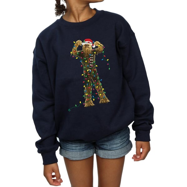 Star Wars Girls Chewbacca Christmas Lights Sweatshirt
