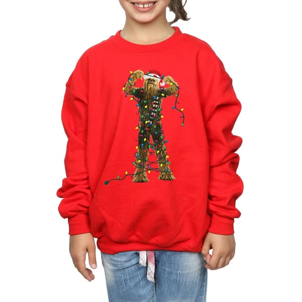 Star Wars Girls Chewbacca Christmas Lights Sweatshirt