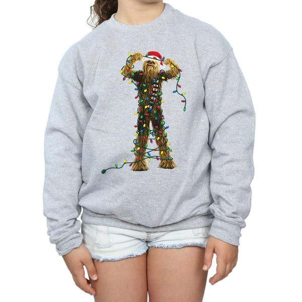 Star Wars Girls Chewbacca Christmas Lights Sweatshirt