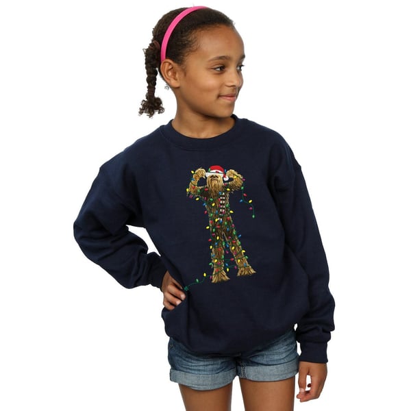 Star Wars Girls Chewbacca Christmas Lights Sweatshirt