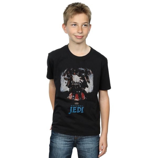 Star Wars Boys Return Of The Jedi Vader Shattered T-Shirt