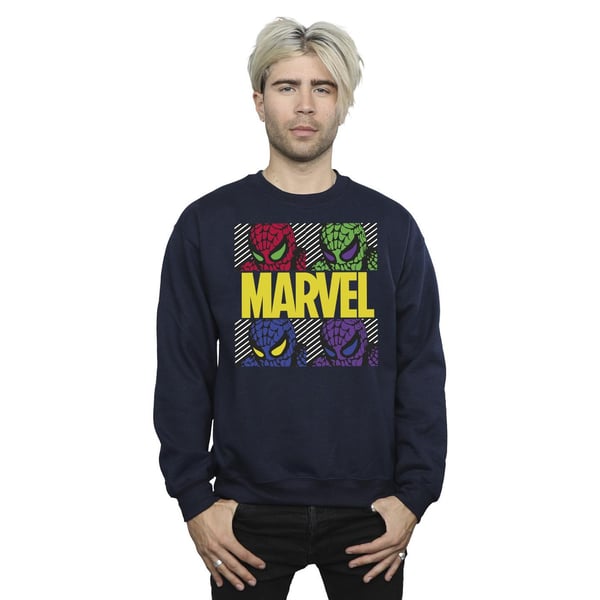 Marvel Mens Spider-Man Pop Art Sweatshirt