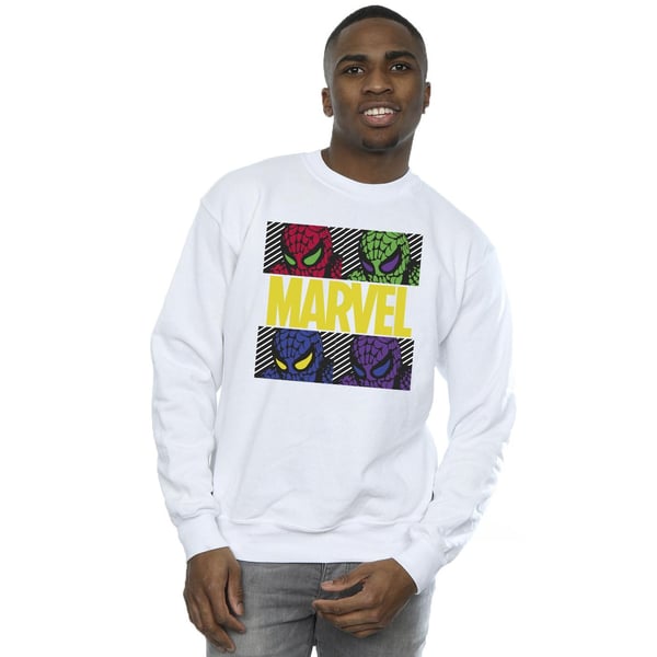 Marvel Mens Spider-Man Pop Art Sweatshirt