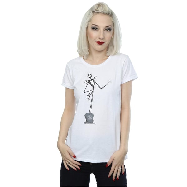 Disney Womens/Ladies Nightmare Before Christmas Jack Pose Cotton T-Shirt