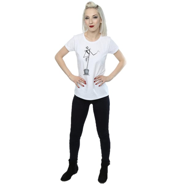 Disney Womens/Ladies Nightmare Before Christmas Jack Pose Cotton T-Shirt