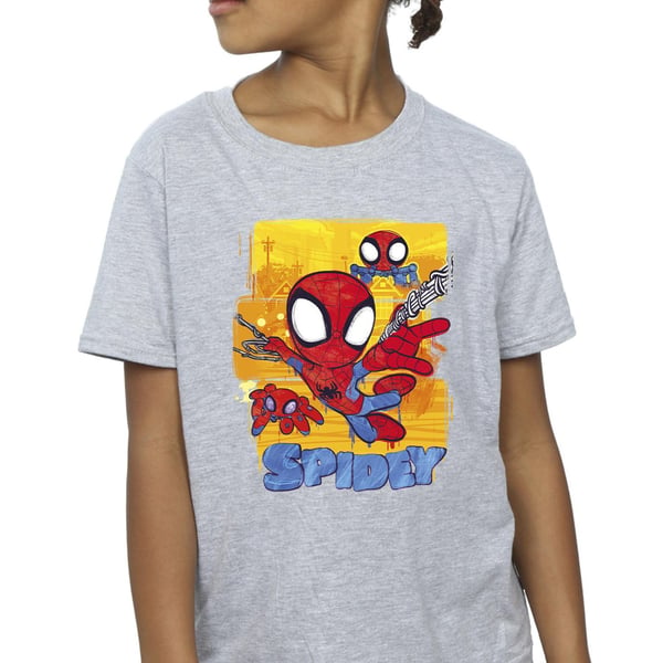 Marvel Girls Spidey And His Amazing Friends Flying Cotton T-Shirt