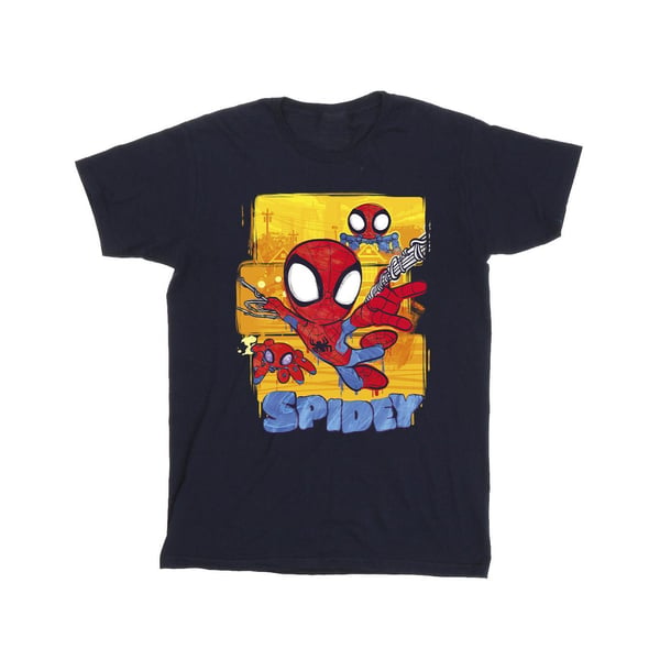 Marvel Girls Spidey And His Amazing Friends Flying Cotton T-Shirt