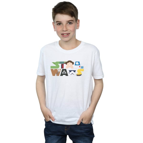 Star Wars Boys Character Logo T-Shirt
