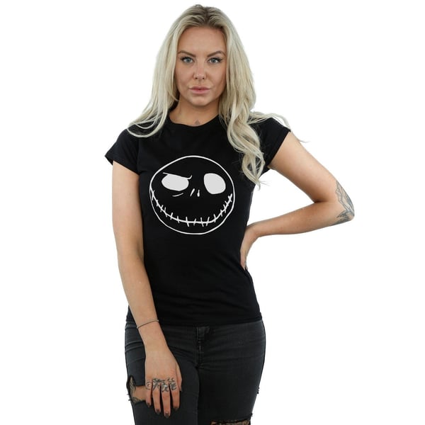 Disney Womens/Ladies Nightmare Before Christmas Jack´s Big Face Cotton T-Shirt