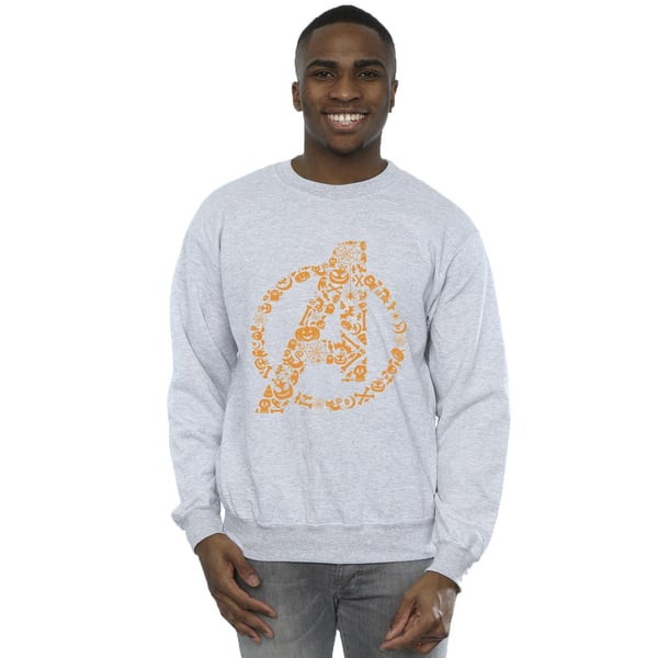 Marvel Mens Avengers Halloween Logo Sweatshirt