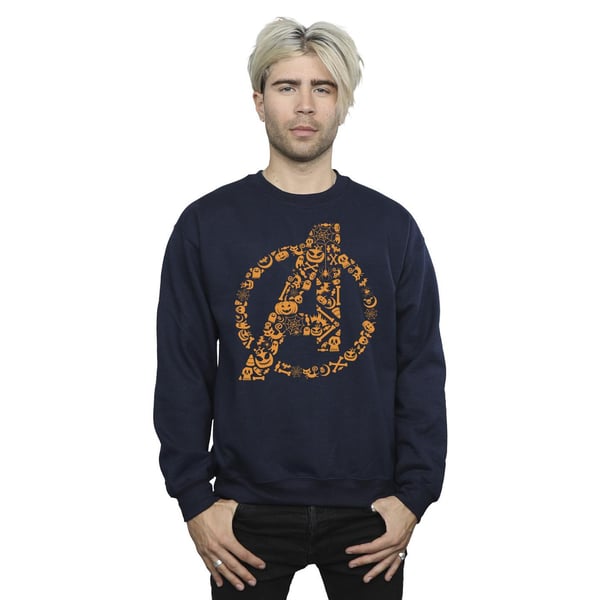 Marvel Mens Avengers Halloween Logo Sweatshirt