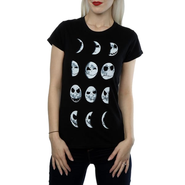 Disney Womens/Ladies Nightmare Before Christmas Jack Moon Cotton T-Shirt