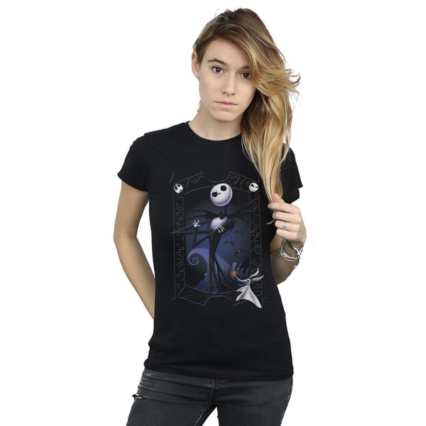 Disney Womens/Ladies Nightmare Before Christmas Pumpkin King Cotton T-Shirt