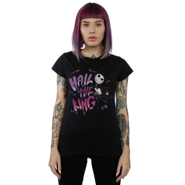 Disney Womens/Ladies Nightmare Before Christmas Hail The King Cotton T-Shirt