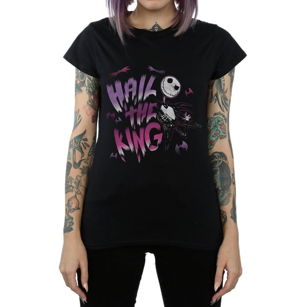 Disney Womens/Ladies Nightmare Before Christmas Hail The King Cotton T-Shirt